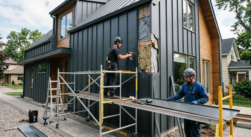 Metal Siding Repair