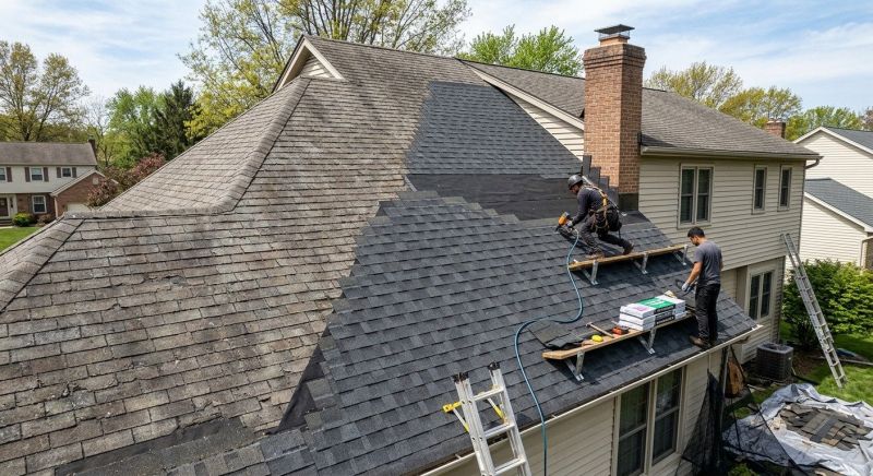 Damaged Roof Replacement in Manchester, NH