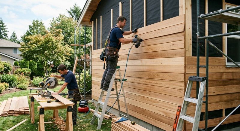 Barn Wood Siding Installation in Boston, MA