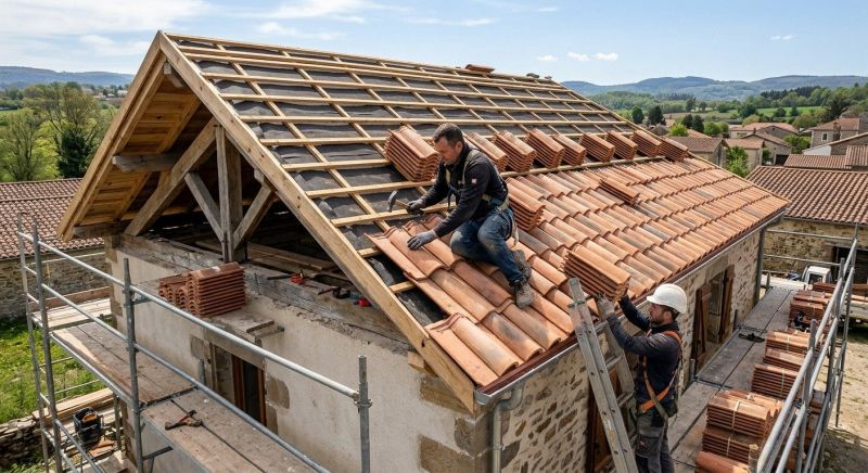 Barrel Tile Roof Installation in Fredericksburg, VA