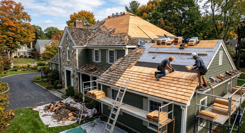Cedar Shingles Replacement in Fredericksburg, VA