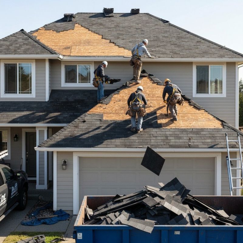 Damaged Roof Replacement in Nashua, NH