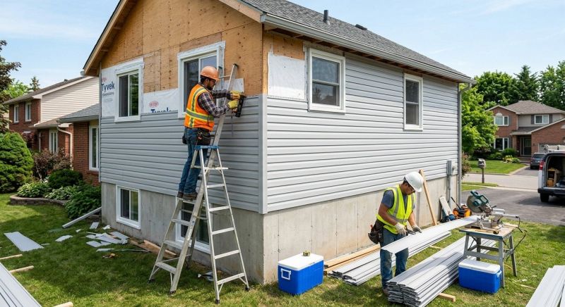 Damaged Siding Replacement in West Hartford, CT