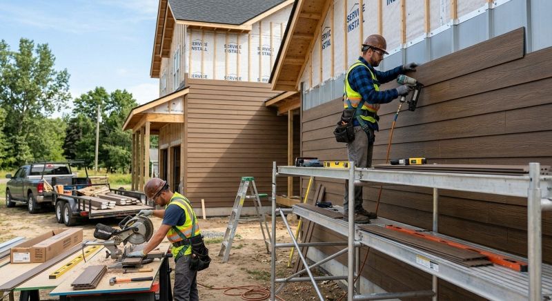 Faux Wood Siding Installation in Norwalk, CT
