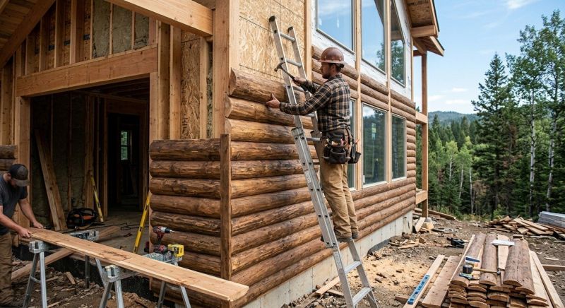 Log Siding Replacement in Boston, MA