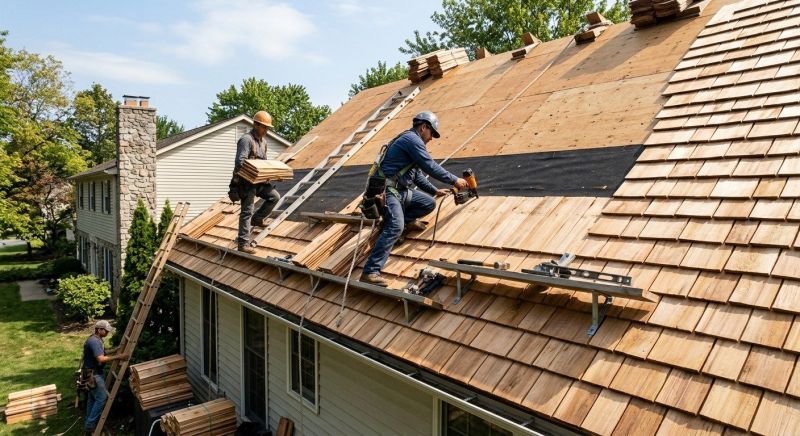 Shake Roof Replacement in Fredericksburg, VA