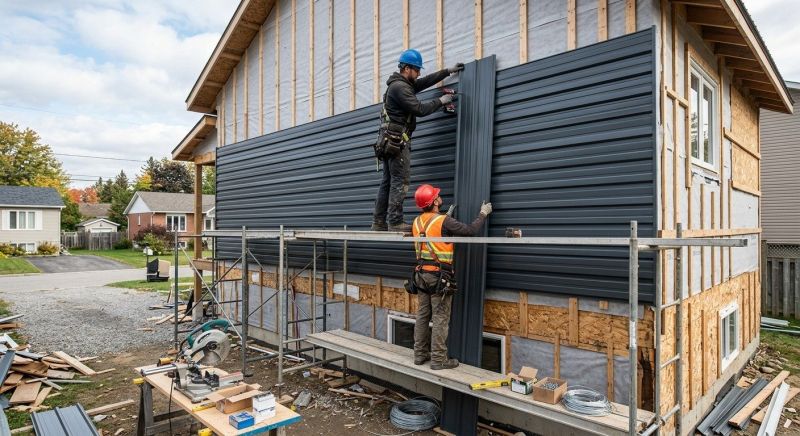 Sheet Metal Siding Replacement in Boston, MA