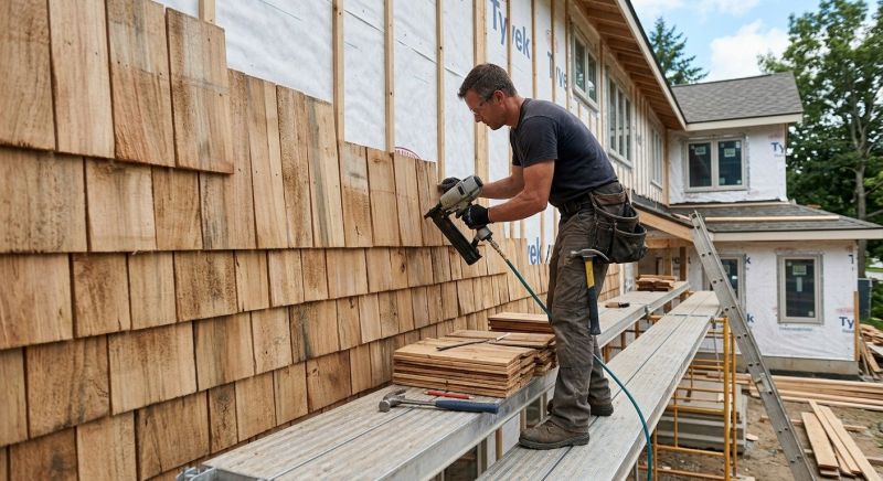 Shingle Siding Installation in Boston, MA