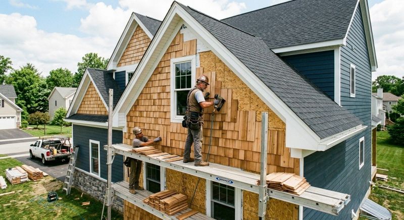 Wood Shake Siding Installation in Fairfield County, CT