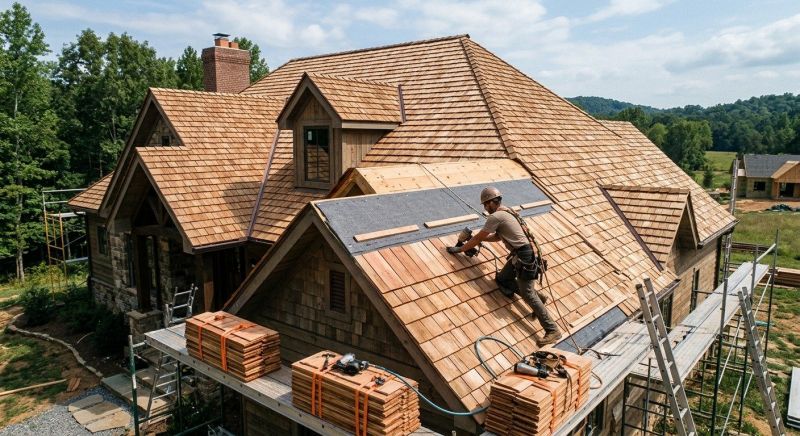 Wooden Roof Installation in Alexandria, VA